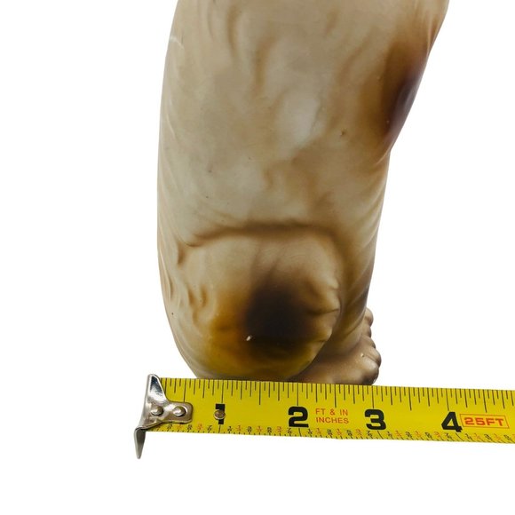 Vintage 50s 60s Wales Ceramic Spaniel Dog Big Eyes MCM Made in Japan 9 Inches - Picture 11 of 12